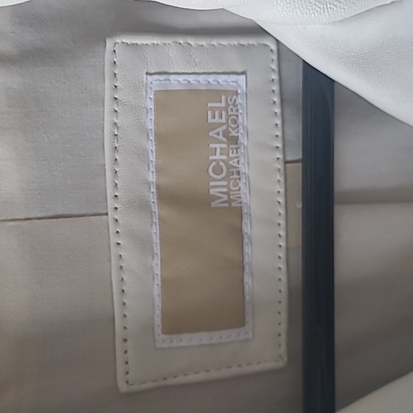 Michael Kors Leather Moto Jacket--Small - Picture 2 of 5